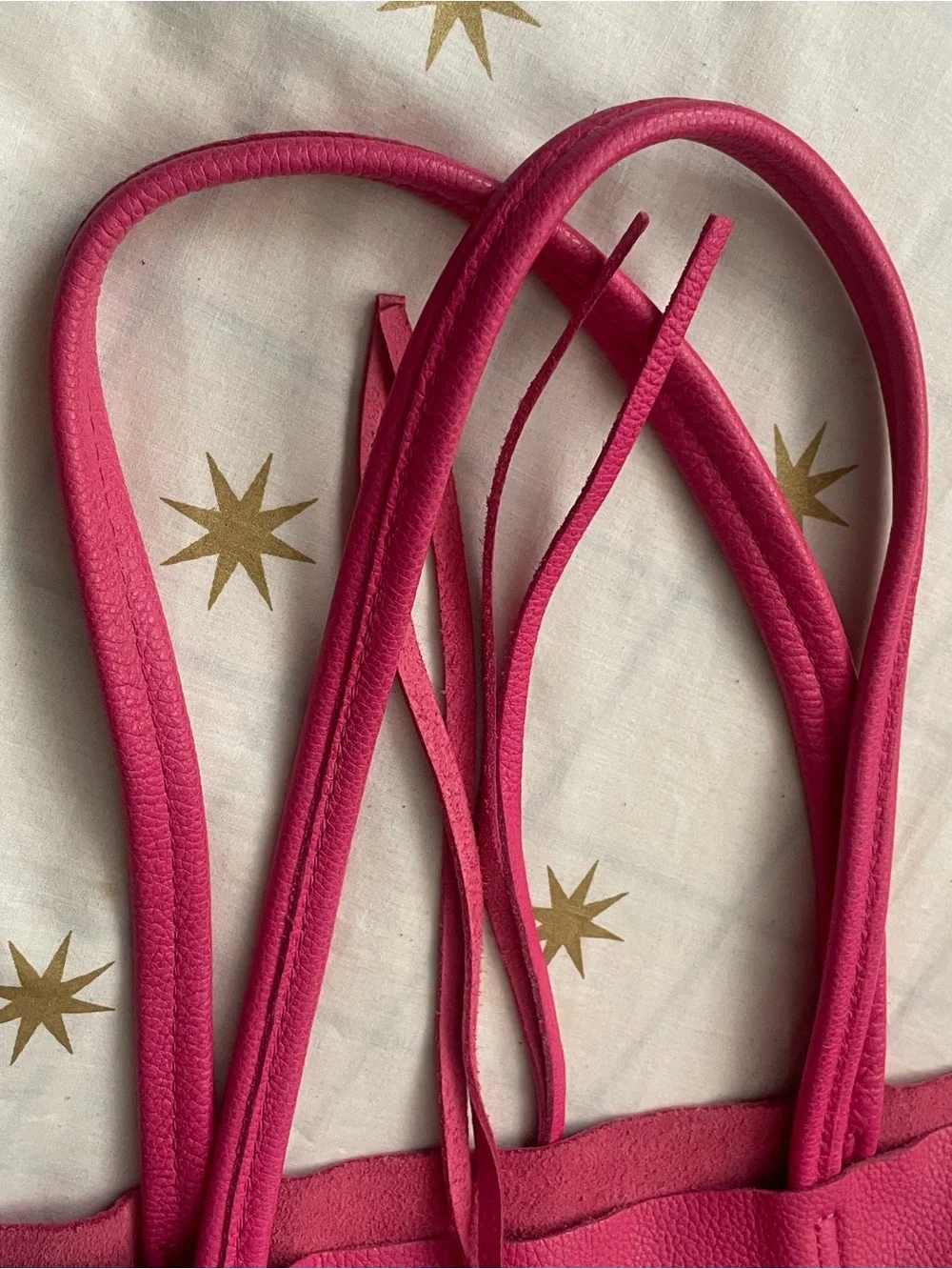 Borse in Pelle Pink Pebbled Leather Tote Bag
